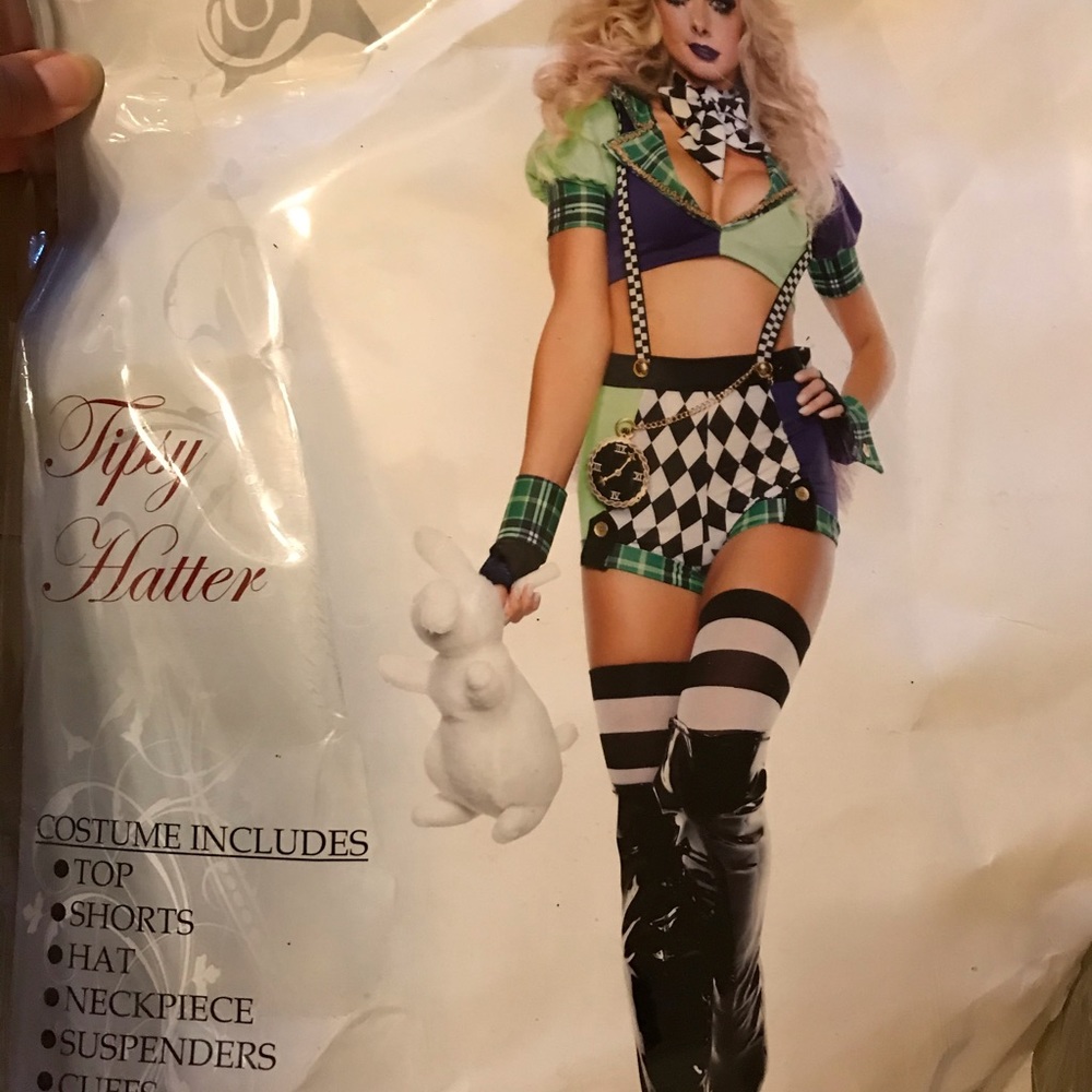 Tipsy mad hatter women's Halloween costume